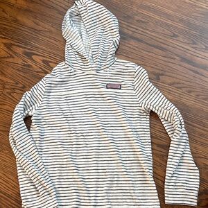 VINEYARD VINES Hooded Terry Cloth Shirt